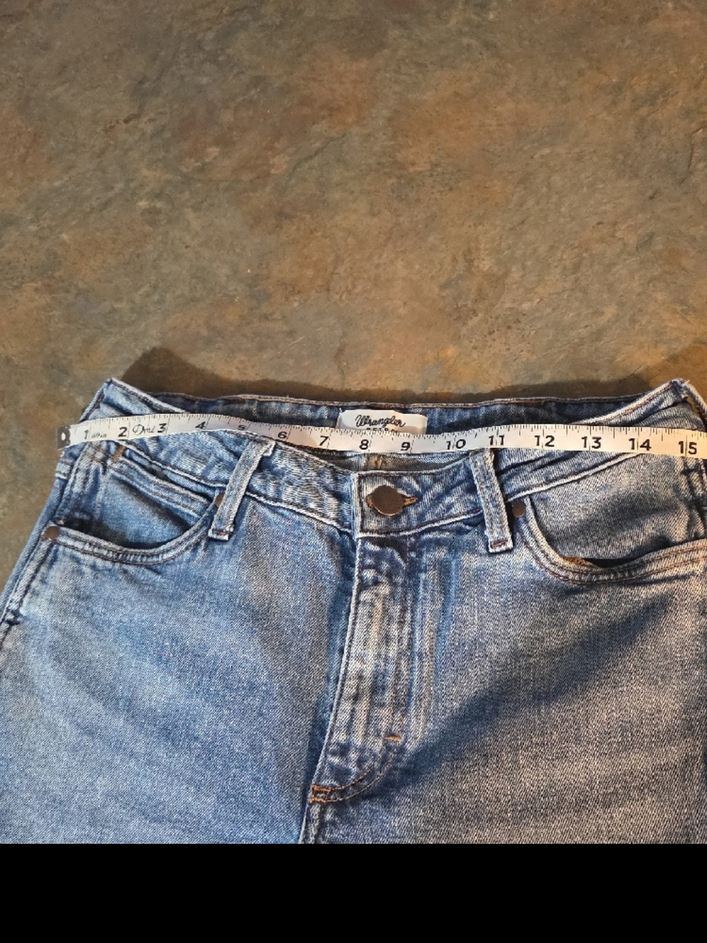 Wrangler Blue High Rise Bootcut Jeans Size 28x34 - Picture 2 of 7